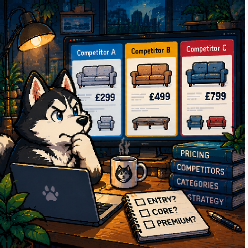 Competitor Price Positioning: How to Compare Entry, Core and Premium Price Bands